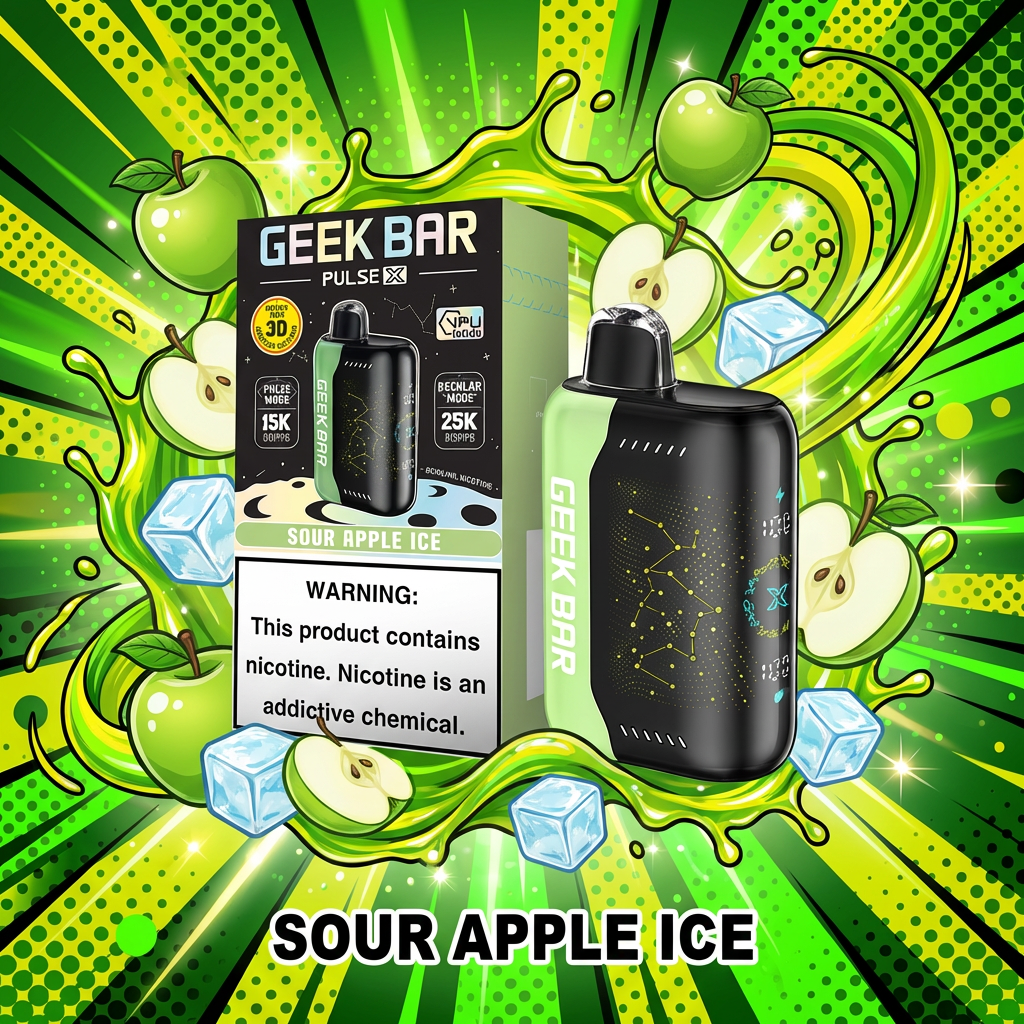 Geek Bar Pulse X Sour Apple Ice