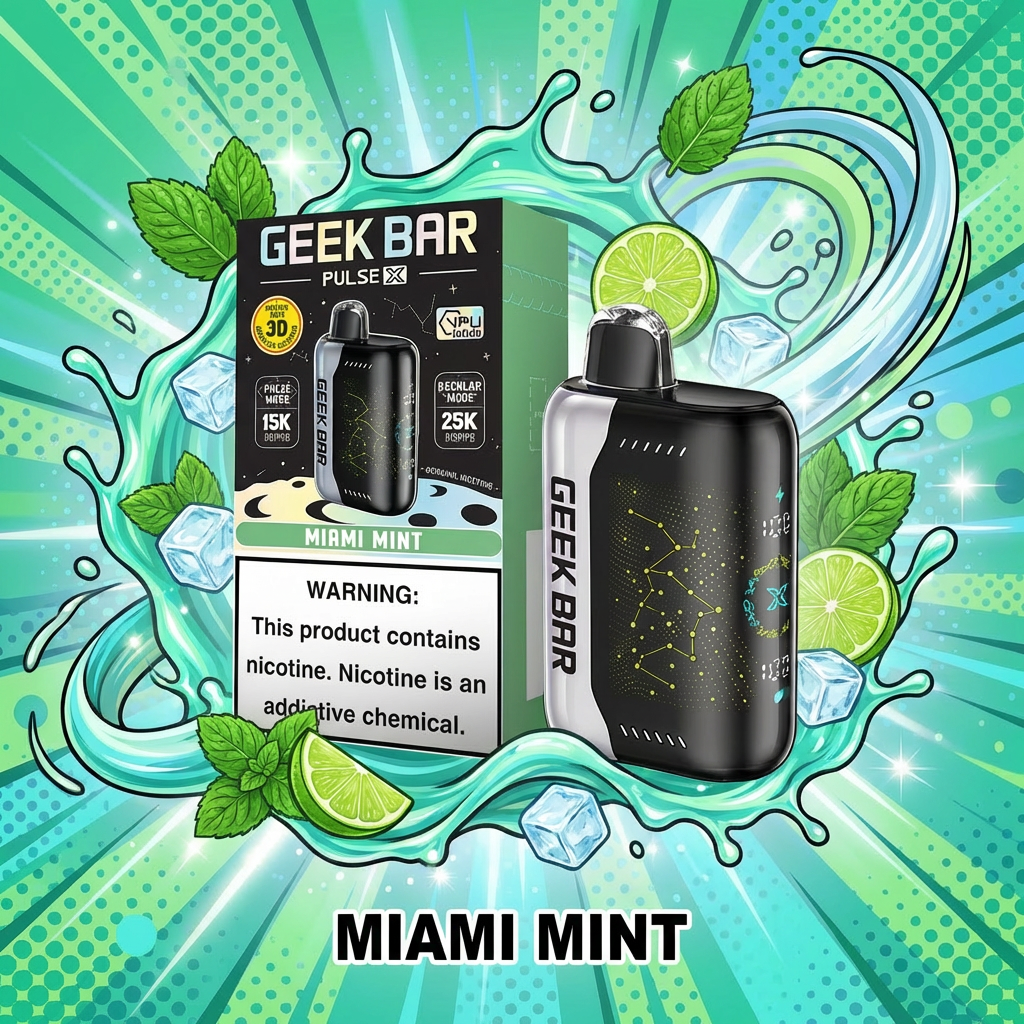 Geek Bar Pulse X Miami Mint