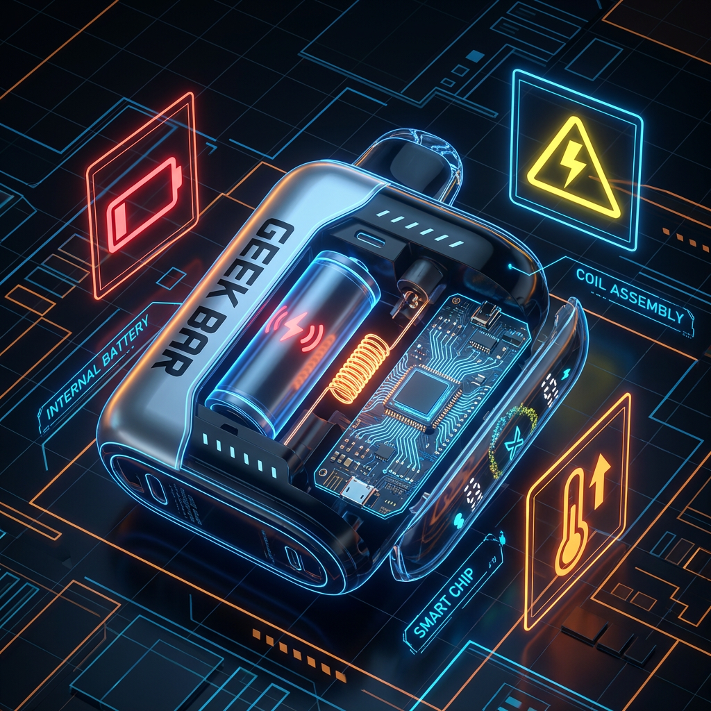 Geek Bar Pulse X troubleshooting guide for switch and lights